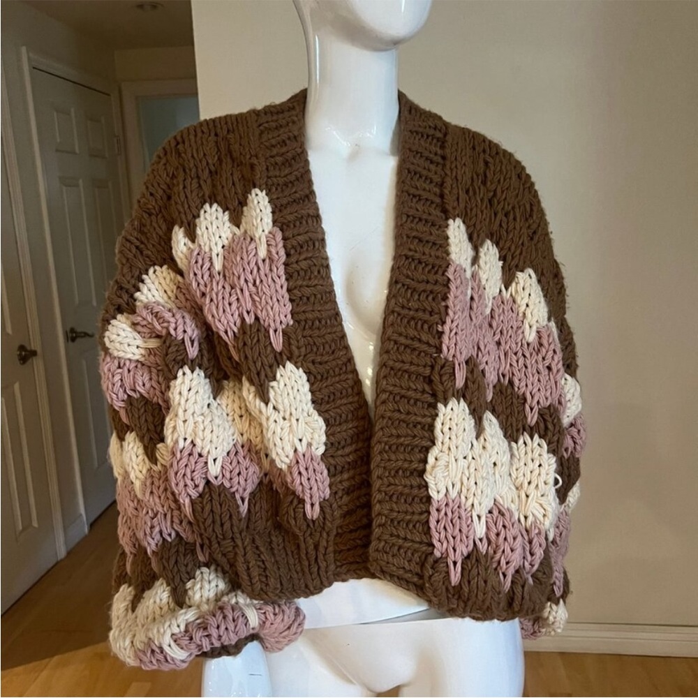 Sacchi chunky knit cardigan